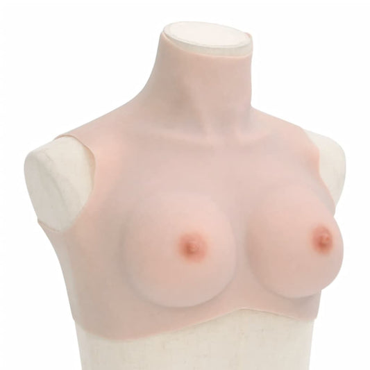 Silicone Breastplate Caucasian C Cup