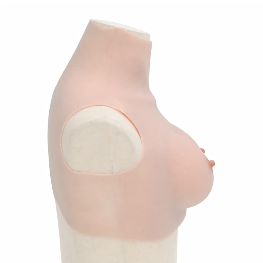 Silicone Breastplate Caucasian C Cup