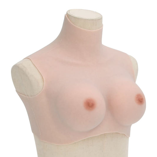 Silicone Breastplate Caucasian D Cup