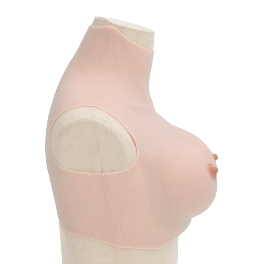 Silicone Breastplate Caucasian D Cup