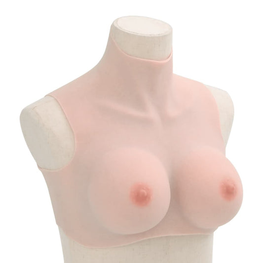 Silicone Breastplate Caucasian E Cup