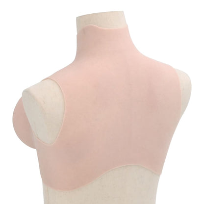 Silicone Breastplate Caucasian H Cup