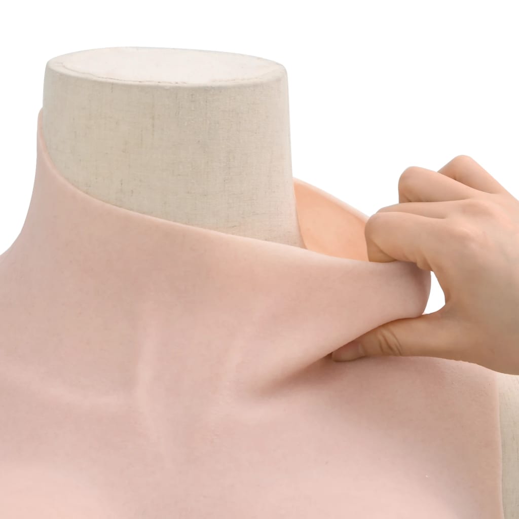 Silicone Breastplate Caucasian H Cup