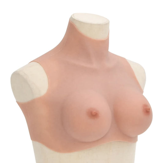 Silicone Breastplate Natural D Cup