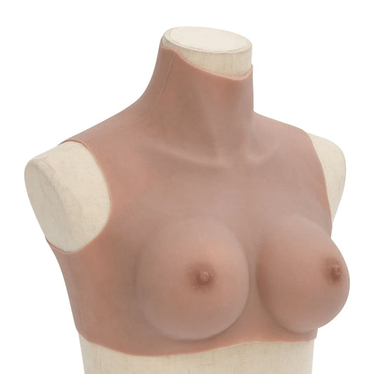 Silicone Breastplate Tan C Cup