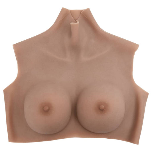Silicone Breastplate Tan C Cup