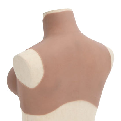Silicone Breastplate Tan E Cup