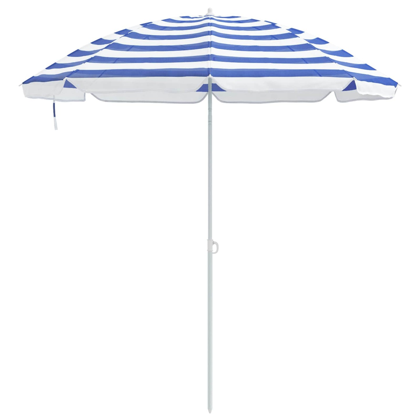 Garden Parasol 206 x 206 x 212 cm 170T Polyester Blue and White