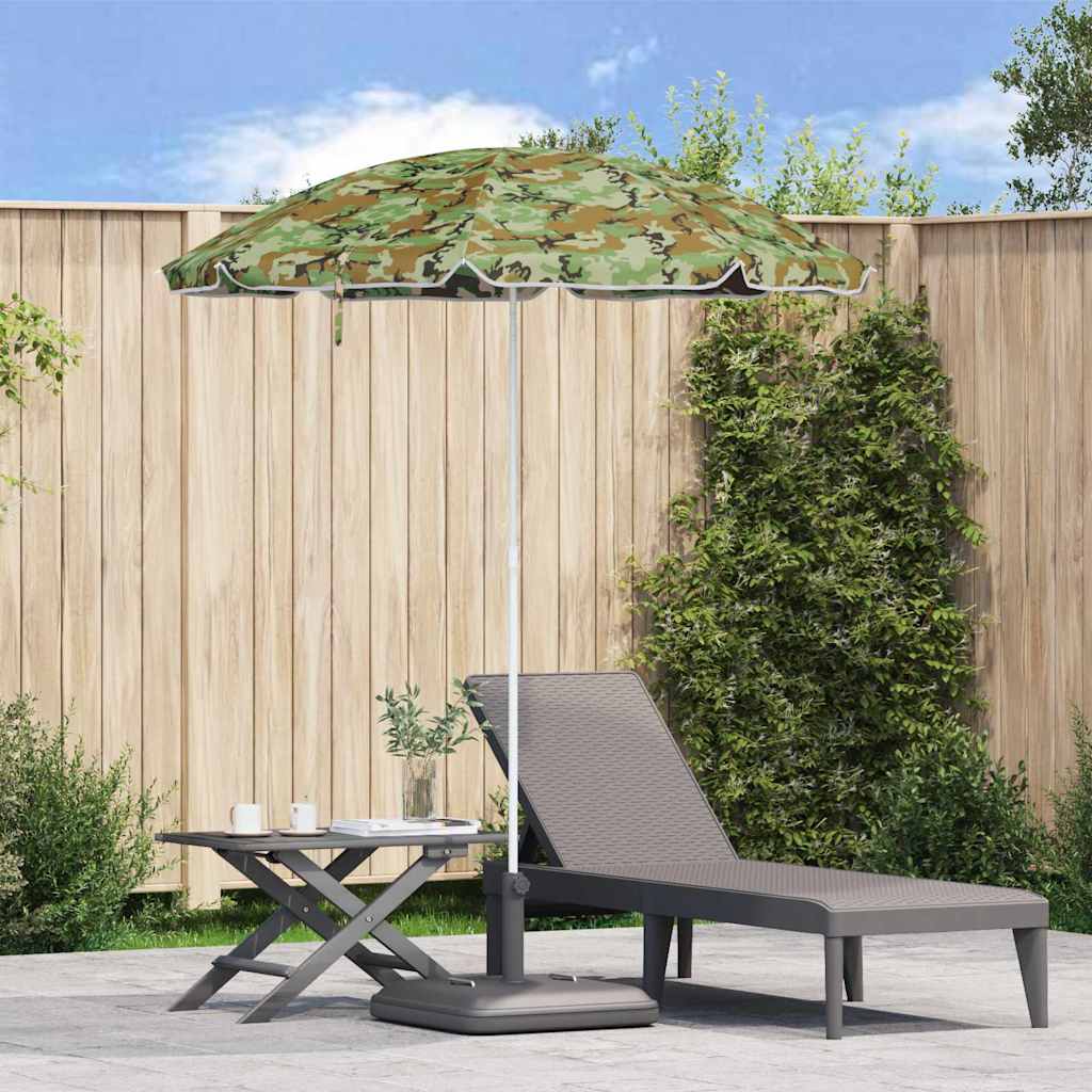 Garden Parasol 206 x 206 x 212 cm 170T Polyester Camouflage