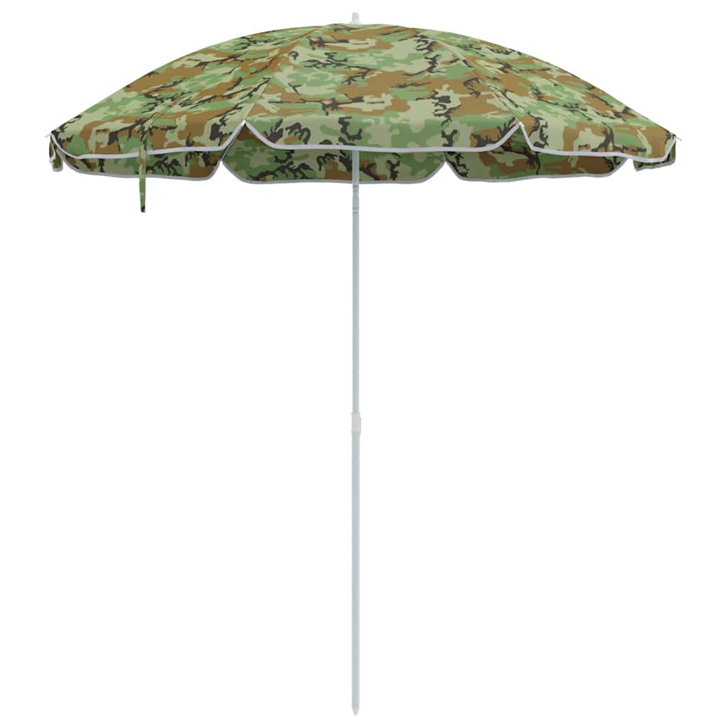 Garden Parasol 206 x 206 x 212 cm 170T Polyester Camouflage