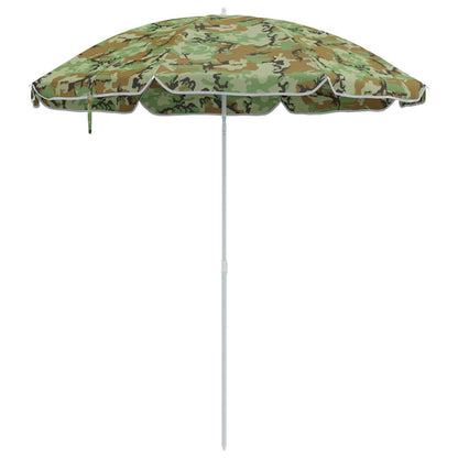 Garden Parasol 206 x 206 x 212 cm 170T Polyester Camouflage
