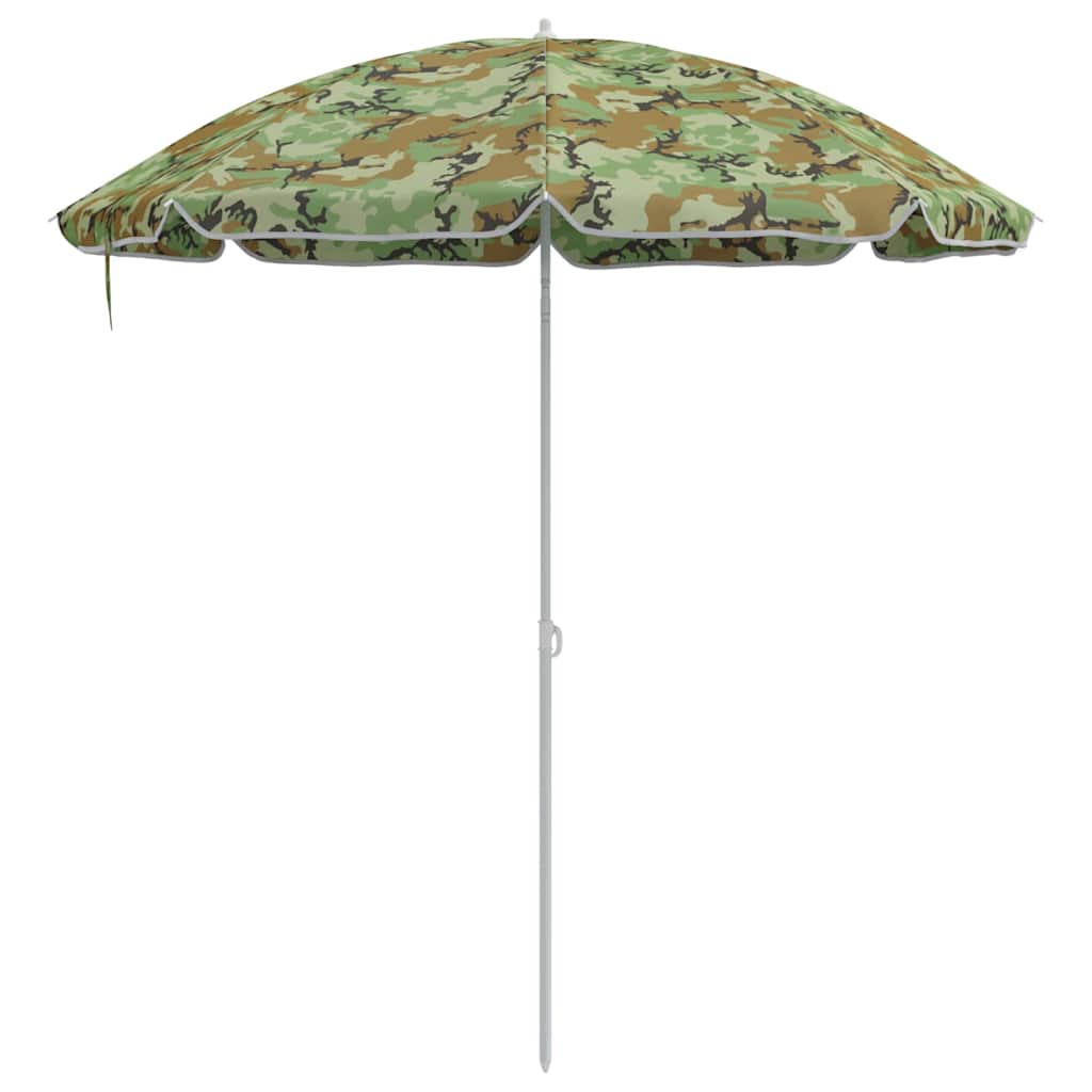 Garden Parasol 206 x 206 x 212 cm 170T Polyester Camouflage