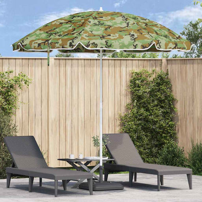 Garden Parasol 263 x 263 x 272 cm 170T Polyester Camouflage