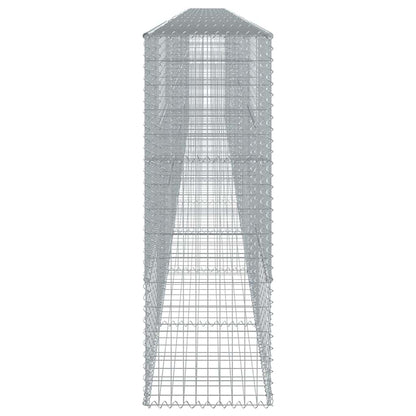 Gabion Basket with Cover 1000x50x150 cm Galvanised Iron