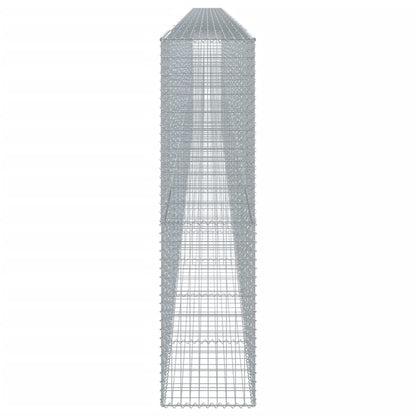 Gabion Basket with Cover 1200x50x200 cm Galvanised Iron