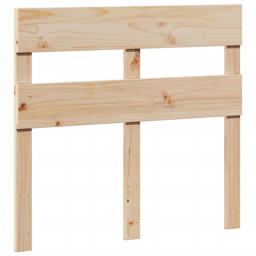 Bed Frame without Mattress 90x200 cm Solid Wood Pine