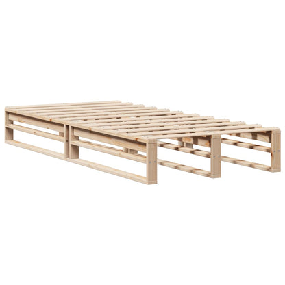 Bed Frame without Mattress 90x190 cm Single Solid Wood Pine
