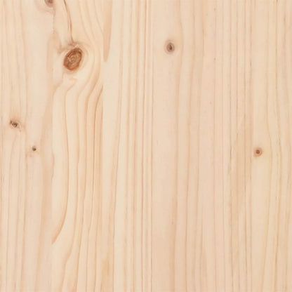 Headboard with Shelves 100 cm Solid Wood Pine