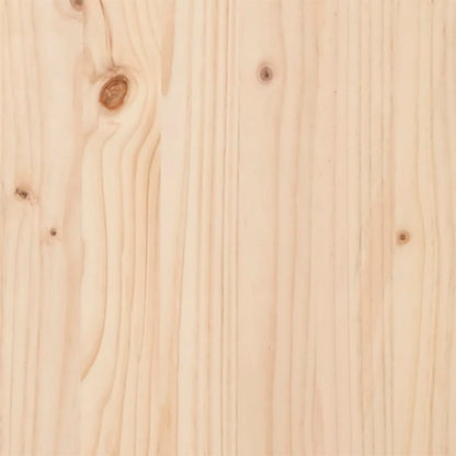 Headboard with Shelves 75 cm Solid Wood Pine