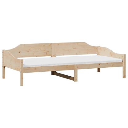 Bed Frame without Mattress 80x200 cm Solid Wood Pine