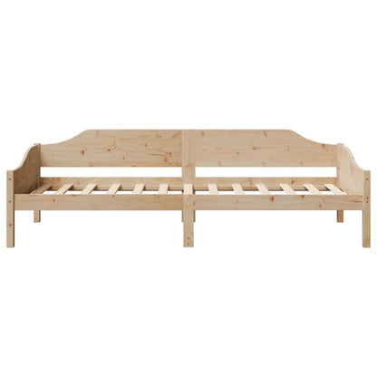 Bed Frame without Mattress 80x200 cm Solid Wood Pine