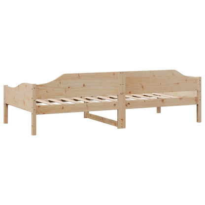 Bed Frame without Mattress 90x200 cm Solid Wood Pine