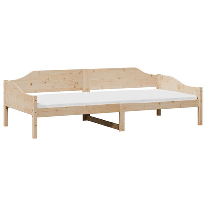 Bed Frame without Mattress 90x190 cm Single Solid Wood Pine