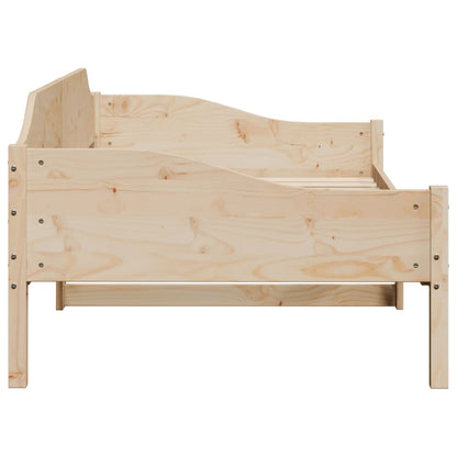 Bed Frame without Mattress 90x190 cm Single Solid Wood Pine