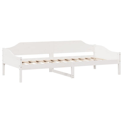 Bed Frame without Mattress White 90x190 cm Single Solid Wood Pine