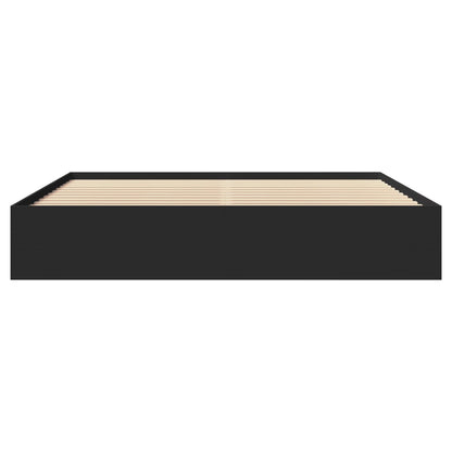 Bed Frame | Black | Engineered wood | King | Bed Frame | Rectangular