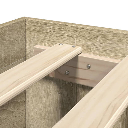 Bed Frame | Sonoma Oak | Engineered wood, Plywood | 180x200 cm Super King