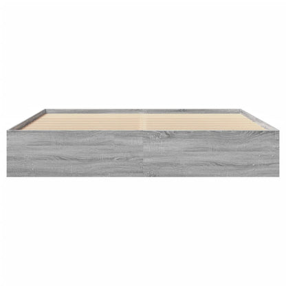 Bed Frame | Grey Sonoma | Engineered wood, Plywood | Super King