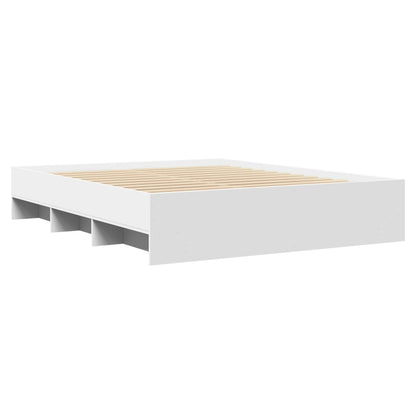 Bed Frame | White | Engineered wood | King | Bed Frame | Rectangular