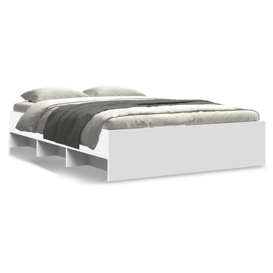Bed Frame | White | Engineered wood | Double bed size | Bed Frame