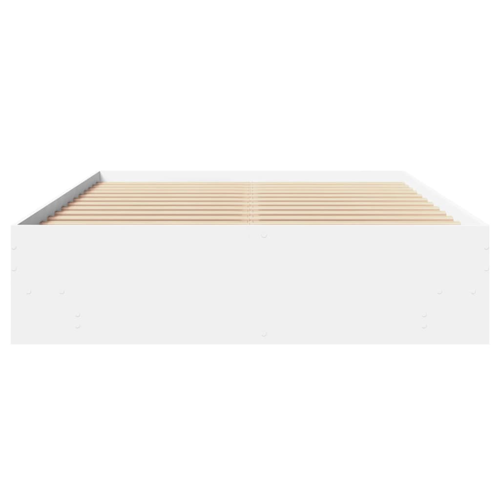 Bed Frame | White | Engineered wood | Double bed size | Bed Frame