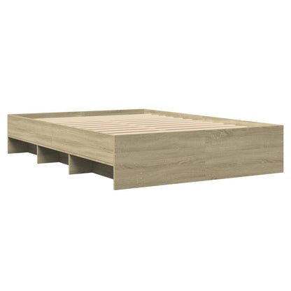 Bed Frame | Sonoma Oak | Engineered wood, Plywood | Double | Bed Frame