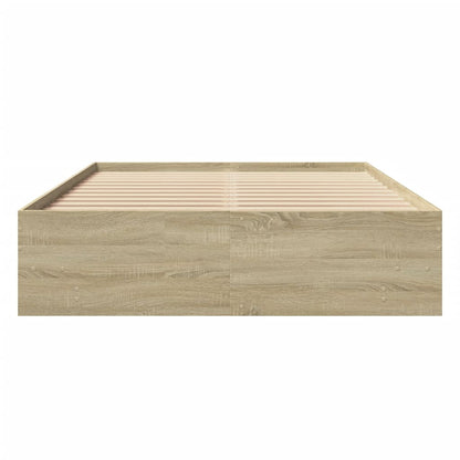 Bed Frame | Sonoma Oak | Engineered wood, Plywood | Double | Bed Frame