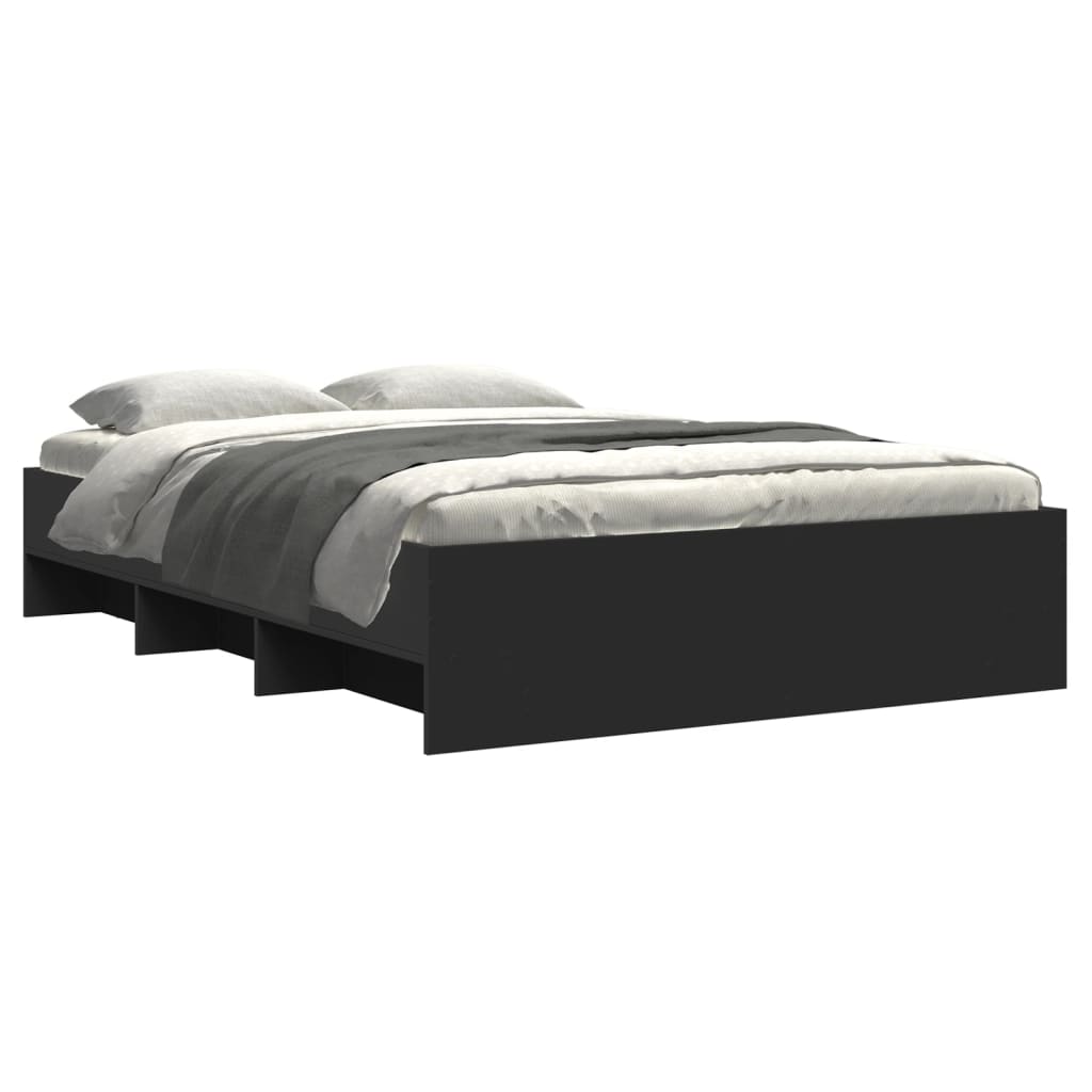 Bed Frame | Black | Engineered wood, Plywood | Double | Bed Frame