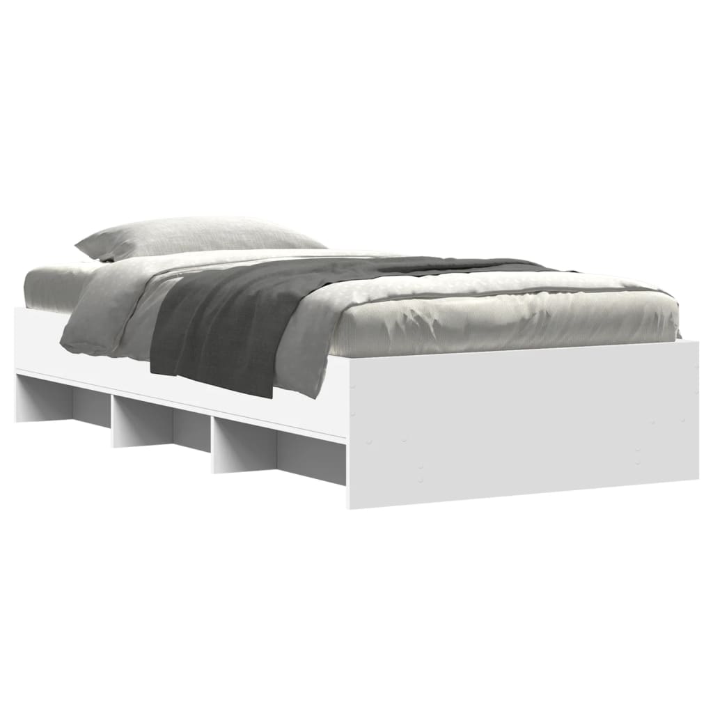 Bed Frame | White | Engineered wood, Plywood | Single | Bed Frame