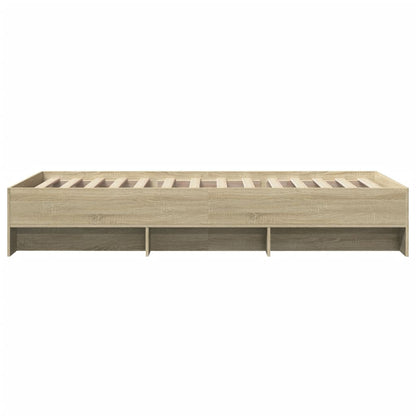 Bed Frame | Sonoma Oak | Engineered Wood | Single | Modern Bed Frame