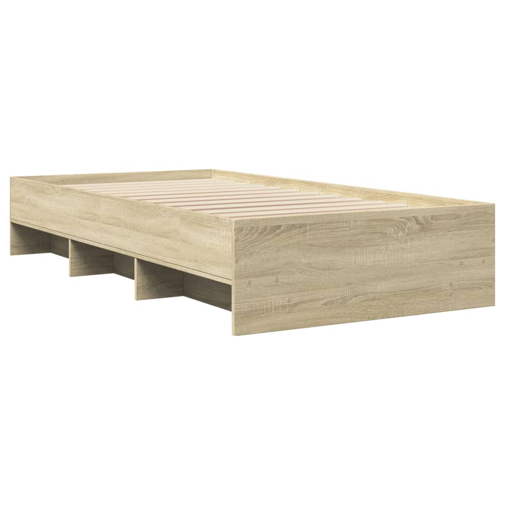Bed Frame | Sonoma Oak | Engineered wood | Single | Modern | Bed Frame