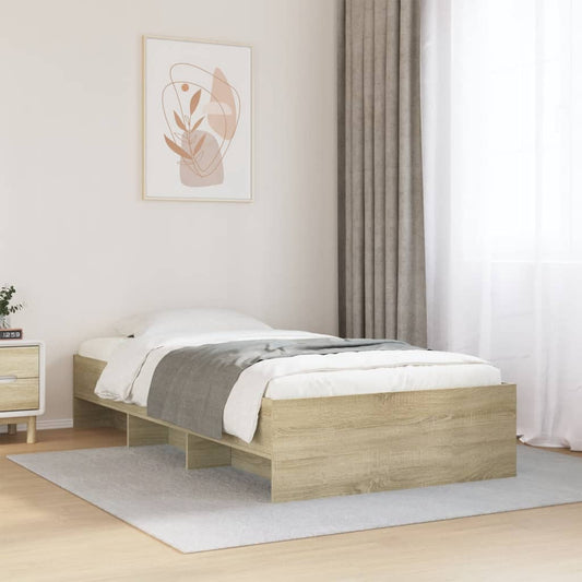 Bed Frame | Sonoma Oak | Engineered wood | Single | Modern | Bed Frame