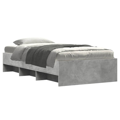 Bed Frame | Grey Sonoma | Engineered wood, Plywood | 90x200 cm
