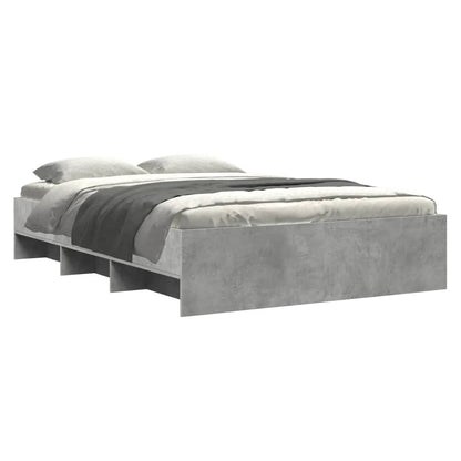 Bed Frame | Concrete grey | Engineered wood | Double | Bed Frame