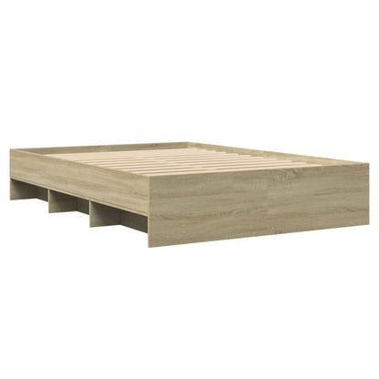 Bed Frame | Sonoma Oak | Engineered wood, Plywood | Double | Bed Frame
