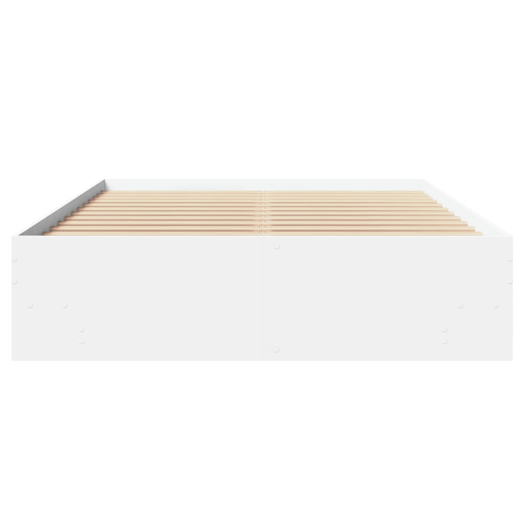 Bed Frame | White | Engineered wood, Plywood | Double | Bed Frame