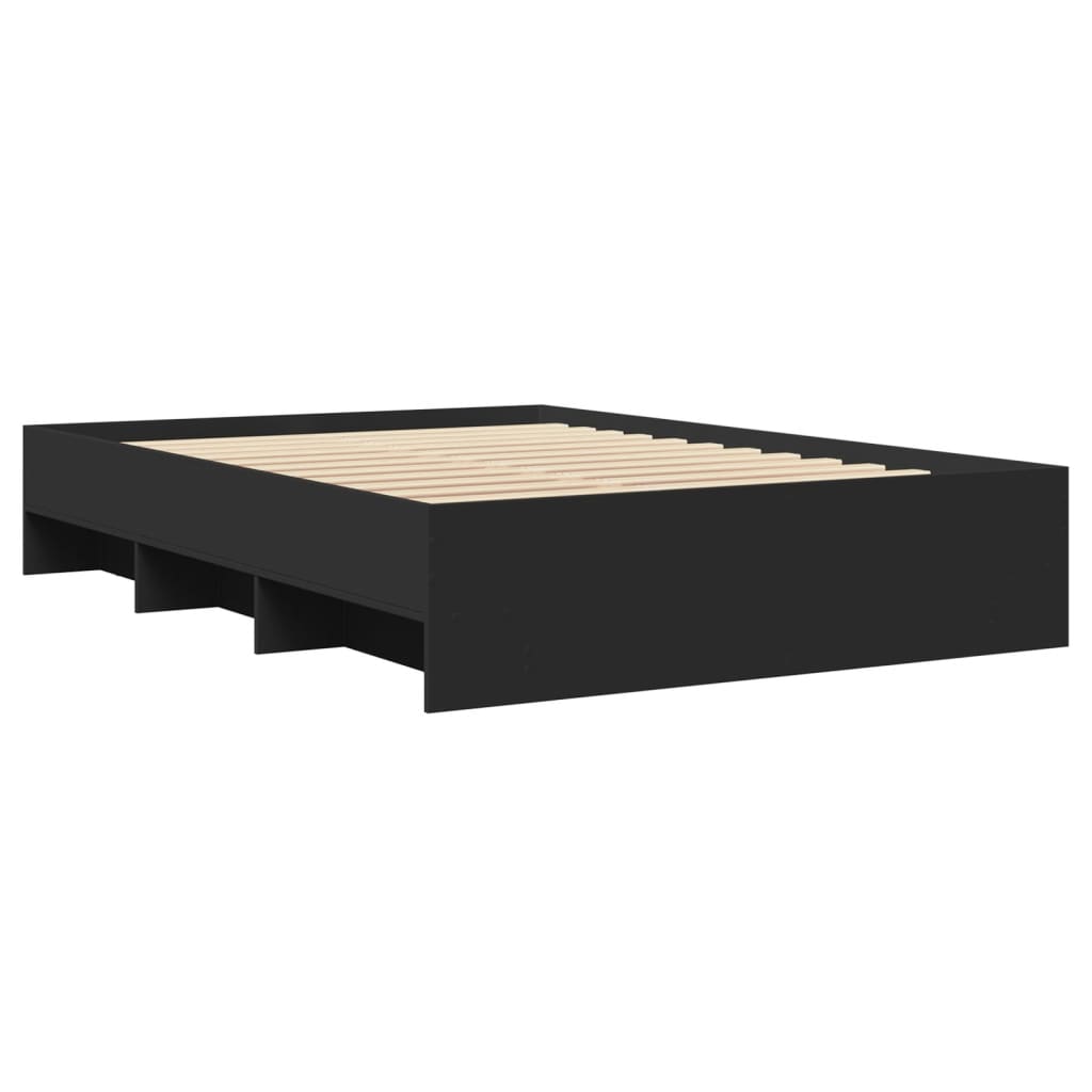 Bed Frame | Black | Engineered wood | Small Double | Bed Frame