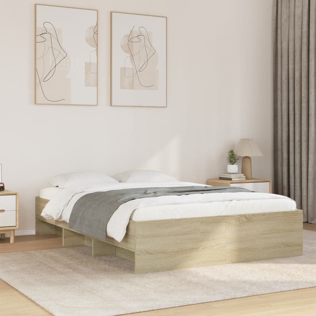 Bed Frame | Sonoma Oak | Engineered Wood, Plywood | Small Double
