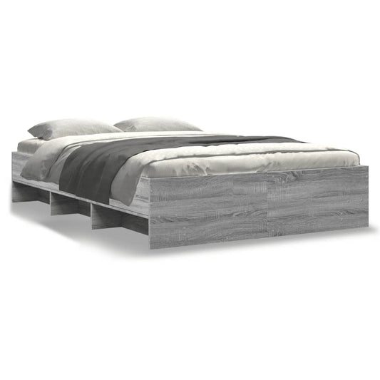 Bed Frame | Grey Sonoma | Engineered wood | Small Double | Bed Frame