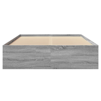 Bed Frame | Grey Sonoma | Engineered wood | Small Double | Bed Frame